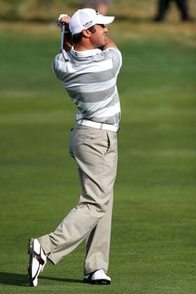 February 10, 2012: PGA Golf Herren Pro Trevor Immelman in action during the second round of the AT&T Pebble Beach Pro-Am at the Monterey Peninsula Country Club in Pebble Beach, CA. David Godinez Cal Media PGA Golf Herren 2012: AT&T Pebble Beach Pro-Am FEB 10 - ZUMAcg4