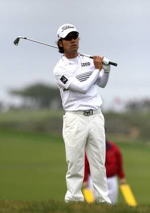 February 10, 2012: PGA Golf Herren Pro Kevin Na in action during the second round of the AT&T Pebble Beach Pro-Am at the Monterey Peninsula Country Club in Pebble Beach, CA. David Godinez Cal Media PGA Golf Herren 2012: AT&T Pebble Beach Pro-Am FEB 10 - ZUMAcg4