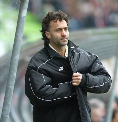 Fußball Oberliga Baden-Württemberg SSV Reutlingen - SV Waldhof Mannheim Trainer Maurizio GAUDINO (Mannheim)