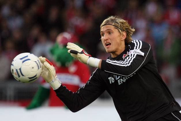 Fussball Herren Bundesliga Bayer Leverkusen Rene Adler {