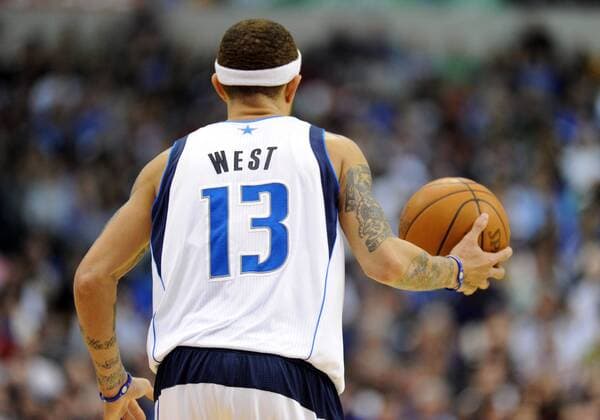 February 13, 2012: Dallas Mavericks shootingguard Delonte West 13 during an NBA Basketball Herren USA game between the Los Angeles Clippers and the Dallas Mavericks at the American Airlines Center in Dallas, TX Dallas defeated Los Angeles 96-92 NBA Basketball Herren USA 2012: Clippers vs Mavericks FEB 13 - ZUMAcp2