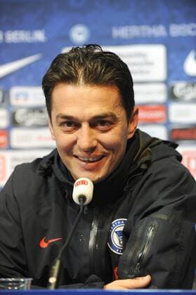 Fussball, Herren, Saison 2011 2012, 1. Bundesliga, Hertha BSC Berlin, Pressekonferenz, Interims-Co-Trainer Ante Covic, 14.02. 2012,