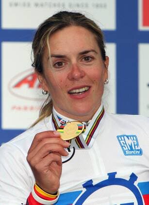 BAU Fahrrad Rad Weltmeisterschaft 2007 UCI Roard World Championships Stuttgart: Einzelzeitfahren Frauen: Weltmeisterin im Einzelzeitfahren Hanka Kupfernagel (GER) {