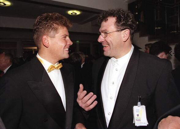 ARD Gala 1997 Wahl Sportler des Jahres Jan Ullrich ( links ) - Gregor Braun