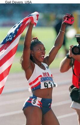 LA WM Göteborg Gail Devers Gold
