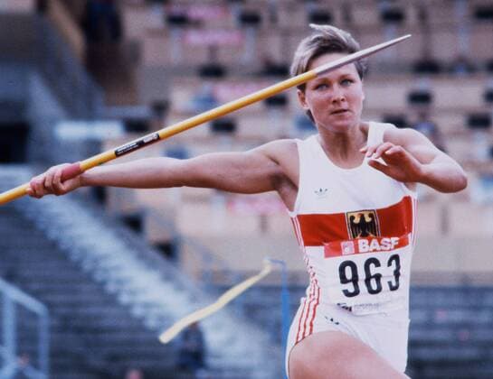 Leichtathletik Europameisterschaft EM 1986 Stuttgart Birgit Dressel