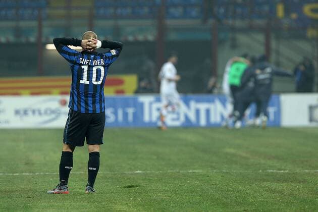 Wesley Sneijder Inter Milano 17 02 2012 Stadio Giuseppe Meazza Serie A 2011 2012 Football. Inter Mailand vs Bologna FC - PaoloxNucci