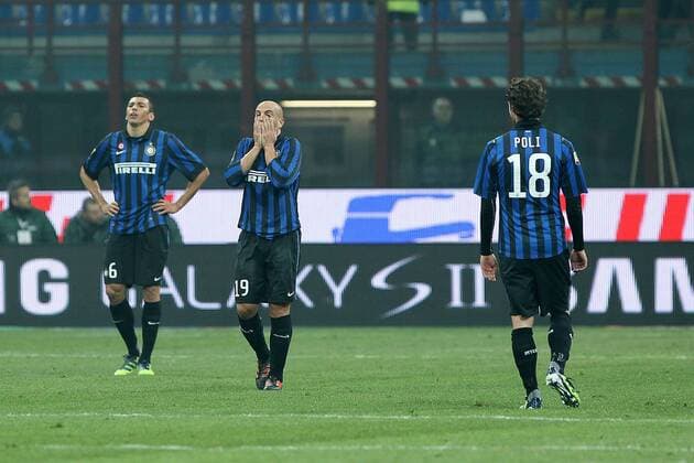 Esteban Cambiasso (Inter Mailand, C) Milano 17 02 2012 Stadio Giuseppe Meazza Serie A 2011 2012 Football. Inter Mailand vs Bologna FC - PaoloxNucci