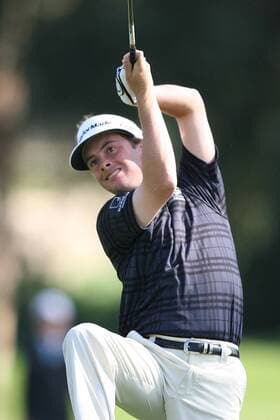 Feb. 18, 2012 - Pacific Palisades, California, U.S. - 02 18 12 Pacific Palisades, CA: Spencer Levin during the third round of the Northern Trust Open held at the Riviera Country Club 2 18 12 Northern Trust Open Third Round - ZUMAec2