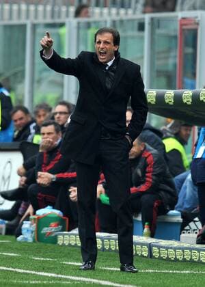Massimiliano ALLEGRI (Milan) - Cesena, 19 02 2012 - Serie A 2011 2012 - AC Cesena Vs AC Milan allexsabba