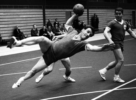 Handball Herren Bernd Mühleisen (etwa 1966 ) , Möhringen {