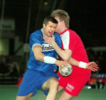 Supercup Deutschland - Rußland v.l.:Wenta Bogdan ; Woronin Lew
