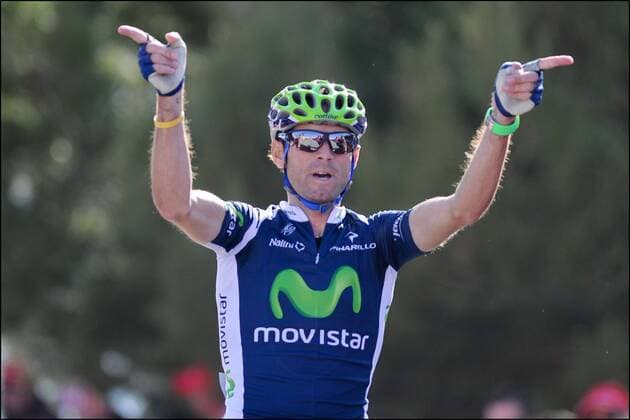 Alejandro Valverde - Movistar Cyclisme : Tour d Andalousie - Etape 2 - Malaga Lucena - 21.02.2012 PhotoNews Panoramic 