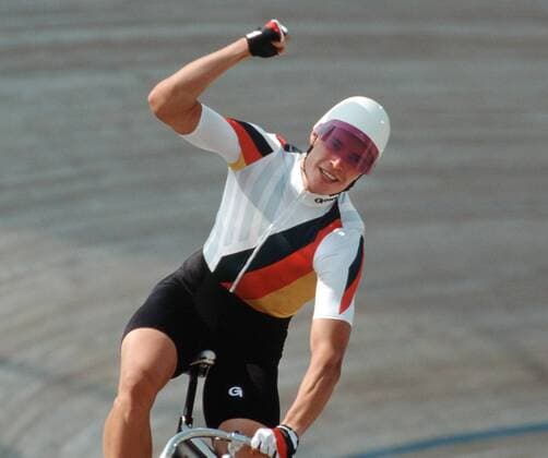 Olympische Spiele Sommerspiele 1992 Barcelona Rad Sprint Herren Jens FIEDLER Deutschland BRD