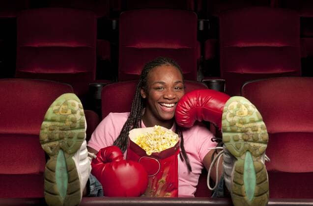 Feb. 19, 2012 - Spokane, Washington, USA - Claressa Shields, U.S. Olympic women s boxing team trials on Sunday, Feb. 19, 2012. Claressa Shields U.S. Women s Boxing Olympic Team - ZUMAk51