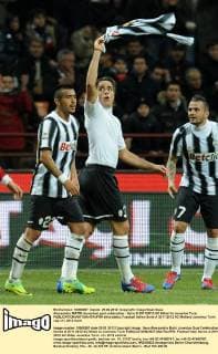 Alessandro MATRI (Juventus) goal celebration - Serie A 2011 2012 AC Milan Vs Juventus Turin allexsabba