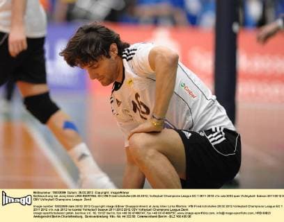 Enttäuschung bei Juraj Idner LIMA MARTINS, IDI (VfB Friedrichshafen)28.02.2012
