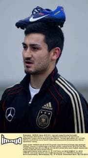 Ilkay Gündogan (Deutschland) - Training U 21 Nationalmannschaft in der Sportschule Abtnaundorf Leipzig - Portrait,28.02.2012,Mann,Männer
