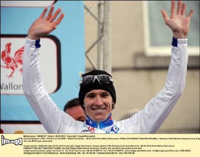 Arnaud Demare ( FRA ) Podium CYCLISME : Memorial Samyn - 29.02.2012 PhotoNews Panoramic 
