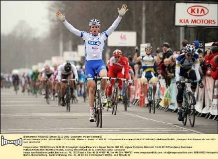 Arnaud Demare ( FRA ) FDJ-BIGMAT CYCLISME : Memorial Samyn - 29.02.2012 PhotoNews Panoramic 