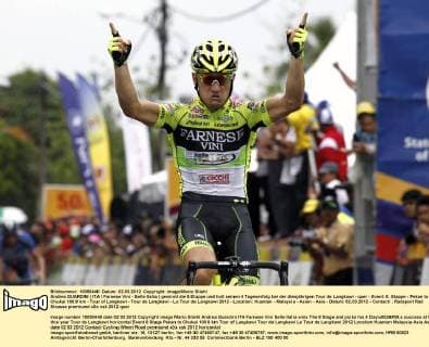 Andrea GUARDINI ( ITA Farnese Vini - Selle Italia ) gewinnt die 8.Etappe und holt seinen 4 Tageserfolg bei der diesjährigen Tour de Langkawi - quer - Event: 8. Etappe - Pekan to Chukai 100.8 km - Tour of Langkawi - Tour de Langkawi - Le Tour de Langkawi 2012 - Location: Kuantan - Malaysia - Asien - Asia - Datum: 02.03.2012 - Contact