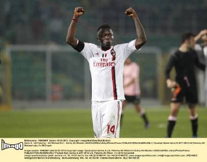 Serie A - US Palermo - AC Mailand 0:4 - Sulley Ali Muntari xHOCHxZWEIx xItalyxPhotoxPressx 