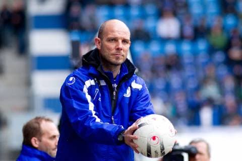 Trainer Ronny Thielemann (1. FC Magdeburg) - Regionalliga Nord Punktspiel Saison 2011-12 1. FC Magdeburg vs. RasenBallsport Leipzig in der MDCC Arena Magdeburg - 11.03.2012,Mann,Männer,Fußball