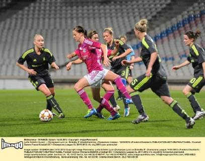 Lotta Schelin (Lyon) - - Olympique Lyon vs. Bröndby IF Idraetsforening - Champions League - 14 03 2012 xFredericChambertx 