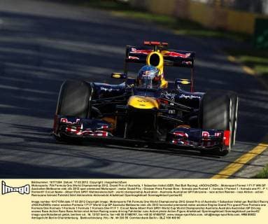 Motorsports: FIA Formula One World Championship 2012, Grand Prix of Australia, 1 Sebastian Vettel (GER, Red Bull Racing), xHOCHxZWEIx
