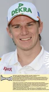 Nico HUELKENBERG,HÜLKENBERG (GER) Sahara Force India F1 Team,Einzelbild,angeschnittenes Einzelmotiv,Portraet,Portrait,Porträt,lacht,lachen,lachend, optimistisch,gutgelaunt Formel 1,Qualifying zum GP von Australien,Grand Prix Melbourne,Albert Park,Saison2012,