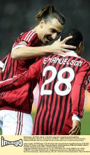 Parma 17 03 2012 - Serie A - FC Parma vs. AC Milan -- Zlatan Ibrahimovic, Urby Emanuelson 