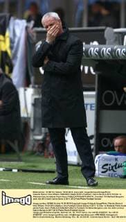 Claudio Ranieri Inter Milano 18 03 2012 Stadio S.Siro Football Calcio Serie A 2011 12 Inter vs Atalanta Foto Insidefoto Paolo Nucci 