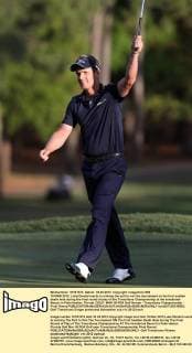 18 MAR 2012: Luke Donald reacts to sinking the putt to win the tournament on the first sudden death hole during the final round of play of the Transitions Championship at the Innisbrook Resort in Palm Harbor, Florida. GOLF: MAR 18 PGA Golf Herren - Transitions Championship - Final Round Icon357120318563 EDITORIAL USE ONLY