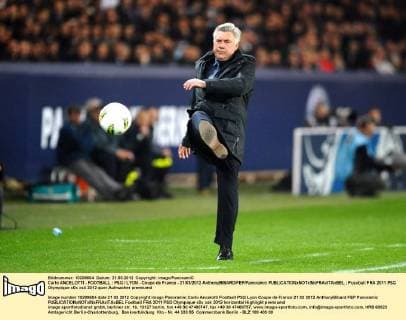Carlo ANCELOTTI - FOOTBALL : PSG LYON - Coupe de France - 21 03 2012 AnthonyBIBARD FEP Panoramic 
