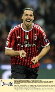 Zlatan IBRAHIMOVIC (Milan) goal celebration - Milano, 24 3 2012 - Serie A 2011 2012 - AC Milan Vs AS Roma allexsabba