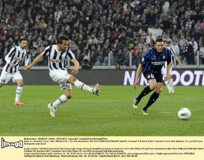 Serie A - Juventus Turin - Inter Mailand 2:0 - Tor von Alessandro Del Piero 
