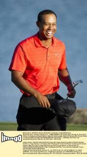 March 25, 2012 - Orlando, Florida, U.S. - TIGER WOODS is all smiles after winning his 7th Arnold Palmer Invitational at Arnold Palmer s Bay Hill Club & Lodge. PGA Golf Herren 2012: Arnold Palmer Invitational MAR 25 - ZUMAcg2