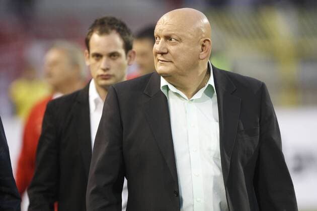 Slavko Petrovic trener fudbal Borac Cacak na utakmici prvenstva Srbije protiv Crvena zvezda na stadionu CZ 24.03.2011. godine MarkoxMetlas 