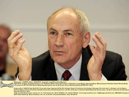 26.03.2012, Stuttgart, Experten-Konferenz der Stuttgarter Nachrichten, Spitzensport in Stuttgart und der Region: Bernhard Bauer (Ehrenpräsident Handballverband Württemberg)