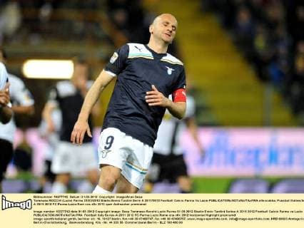 Tommaso ROCCHI (Lazio) Parma 31 03 2012 Stadio Ennio Tardini Serie A 2011 2012 Football Calcio Parma Vs Lazio allexsabba