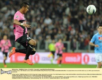 Juventus Turin - SSC Neapel, arturo vidal xHOCHxZWEIx xItalyxPhotoxPressx 