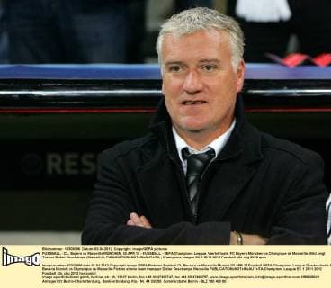 FUSSBALL - CL, Bayern vs Marseille MÜNCHEN, 03.APR.12 - FUSSBALL - UEFA Champions League, Viertelfinale, FC Bayern München vs Olympique de Marseille. Bild zeigt Trainer Didier Deschamps (Marseille). 