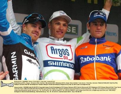 Scheldeprijs 2012 - Argos - Shimano 2012, Garmin - Barracuda 2012, Rabobank 2012, Sieger Marcel Kittel, Tyler Farrar, Theo Bos, Schoten 