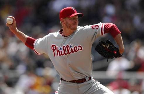 APR 5th, 2012: Roy Halladay 34 in action during the Philadelphia Phillies vs Pittsburgh Pirates game in Pittsburgh at PNC Park. MLB Baseball Herren USA 2012: Phillies vs Pirates APR 5 - ZUMAcp5
