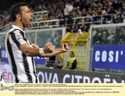 Palermo 07 04 2012 - Serie A US Palermo - Juventus Turin: Fabio Quagliarella 