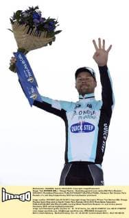 Sieger Tom BOONEN (BEL) - Omega Pharma - Quickstep gewinnt zum vierten Mal Paris-Roubaix - 08 04 2012 PhotoNews Panoramic 