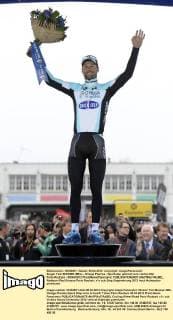 Sieger Tom BOONEN (BEL) - Omega Pharma - Quickstep gewinnt zum vierten Mal Paris-Roubaix - 08 04 2012 PhotoNews Panoramic 