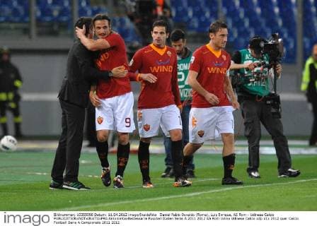 Daniel Pablo Osvaldo (Roma), Luis Enrique, AS Rom - Udinese Calcio AntoniettaxBaldassarre