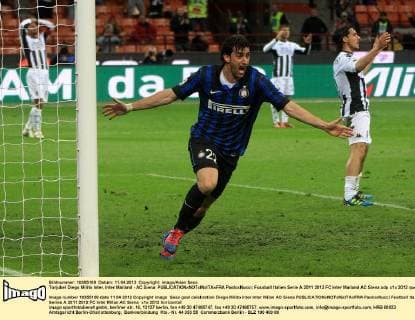 Torjubel Diego Milito Inter, Inter Mailand - AC Siena PaoloxNucci