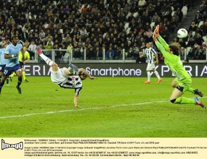 Juventus Turin (Juve) - Lazio Rom, gol Simone Pepe 